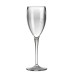 6x Kunststof Champagneglazen 17cl Glashelder - Flute - Nipco